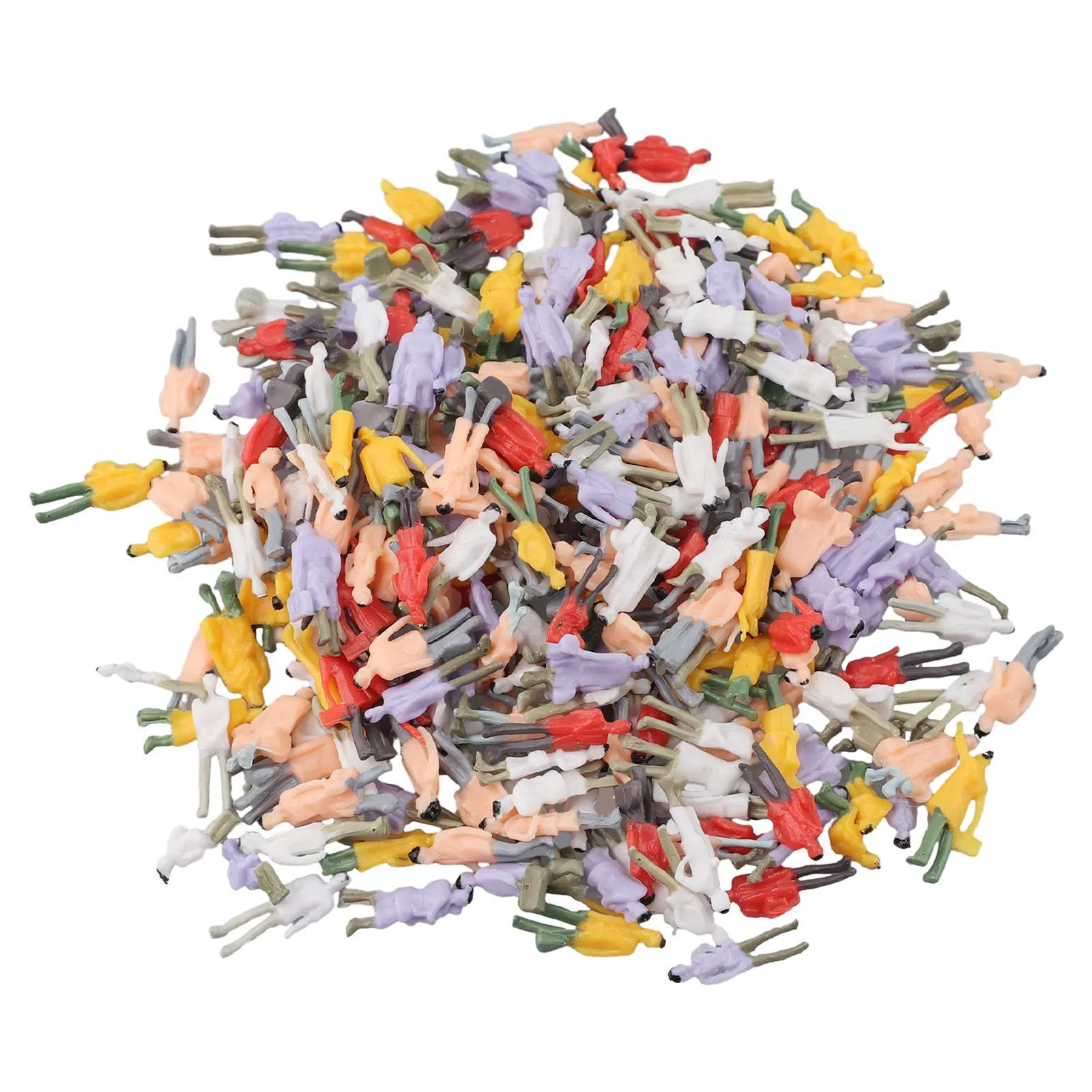 100% Brand New People Figures Painted Figures Mixed Batch Seal The Pocket 1:87 400 PCS/package ABS For Landscape
