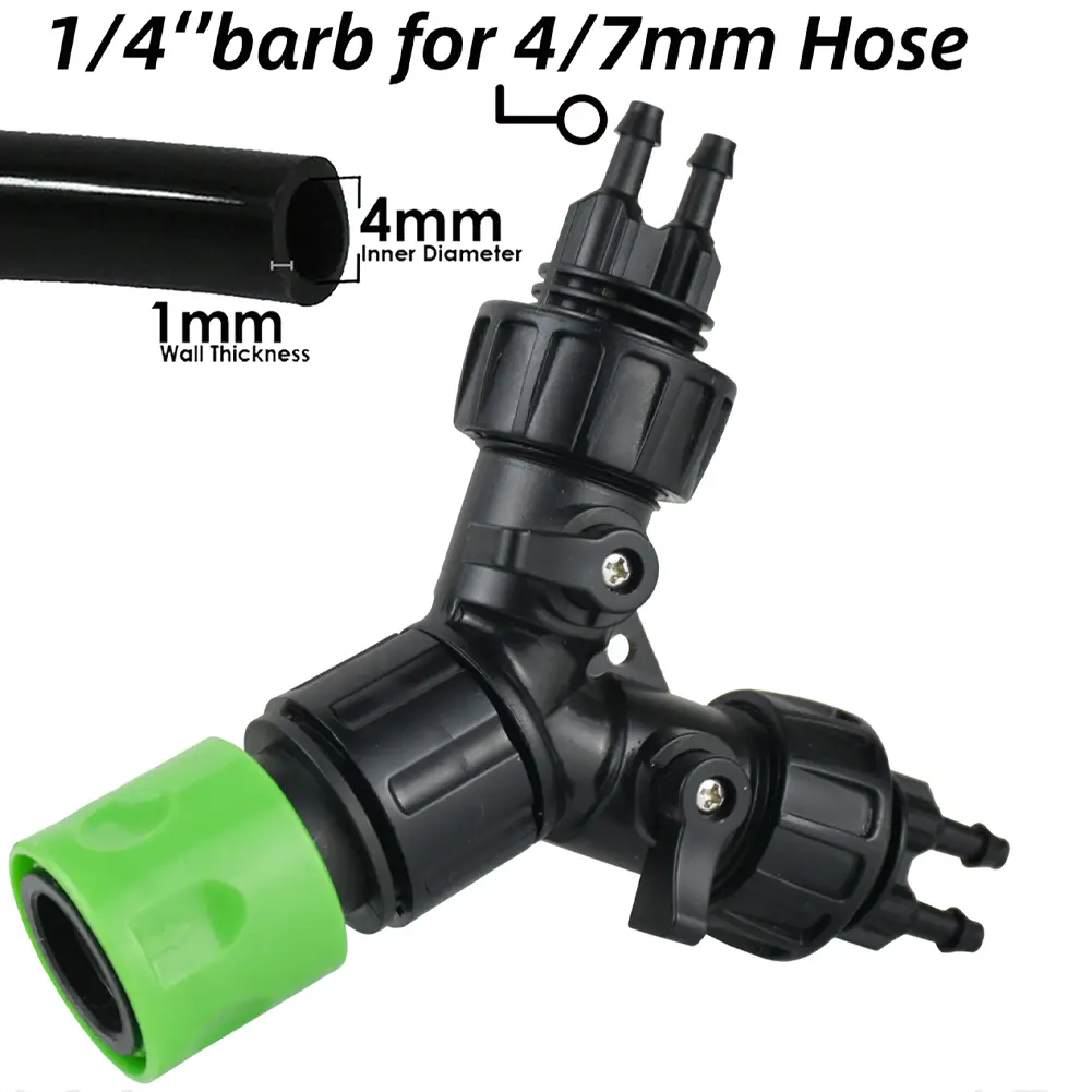 For Efficient Watering Drip Irrigation Adapter Efficient Watering Easy Installation Process Efficient Water Delivery