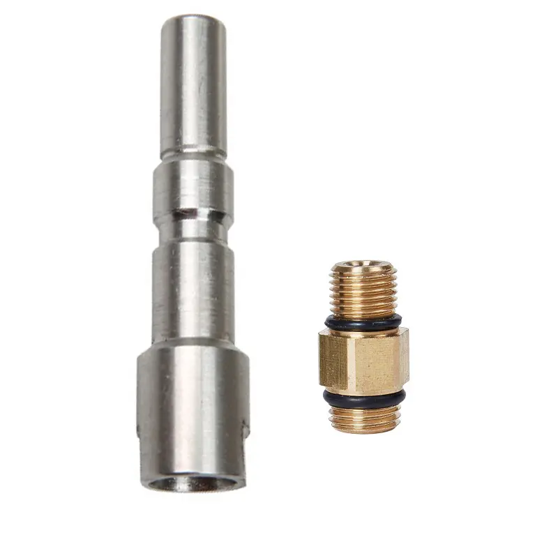 200bar-2900PSI Foam Pot connector 2Pcs Set Stainless steel Washer 1/4"Internal 83mm Adapter Assembly For Nilfisk Kew Alto