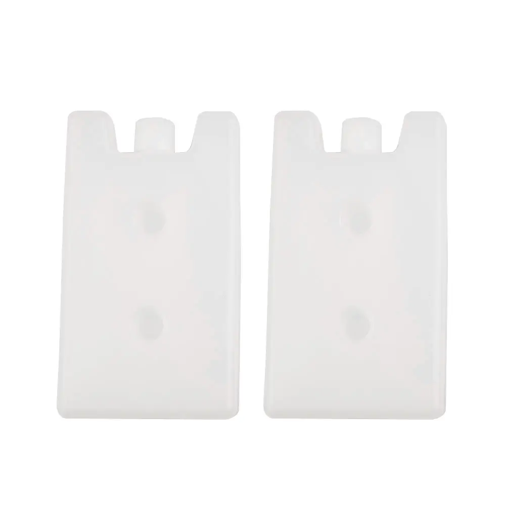 2pcs Empty Ice Pack 400ml Long-Lasting Reusable Ice Block Lunch Box Cool Packs Home Kitchen Supplies Ice Pack Box