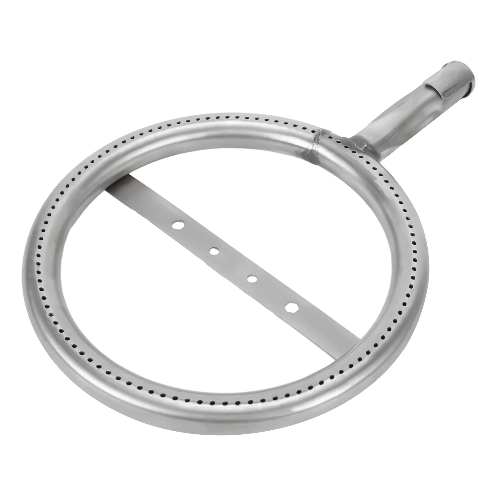 Barbecue Rack Burner Grill Burner Length 35cm Stainless Steel With Fixed Holes Outdoor Barbecue Efficient Combustion