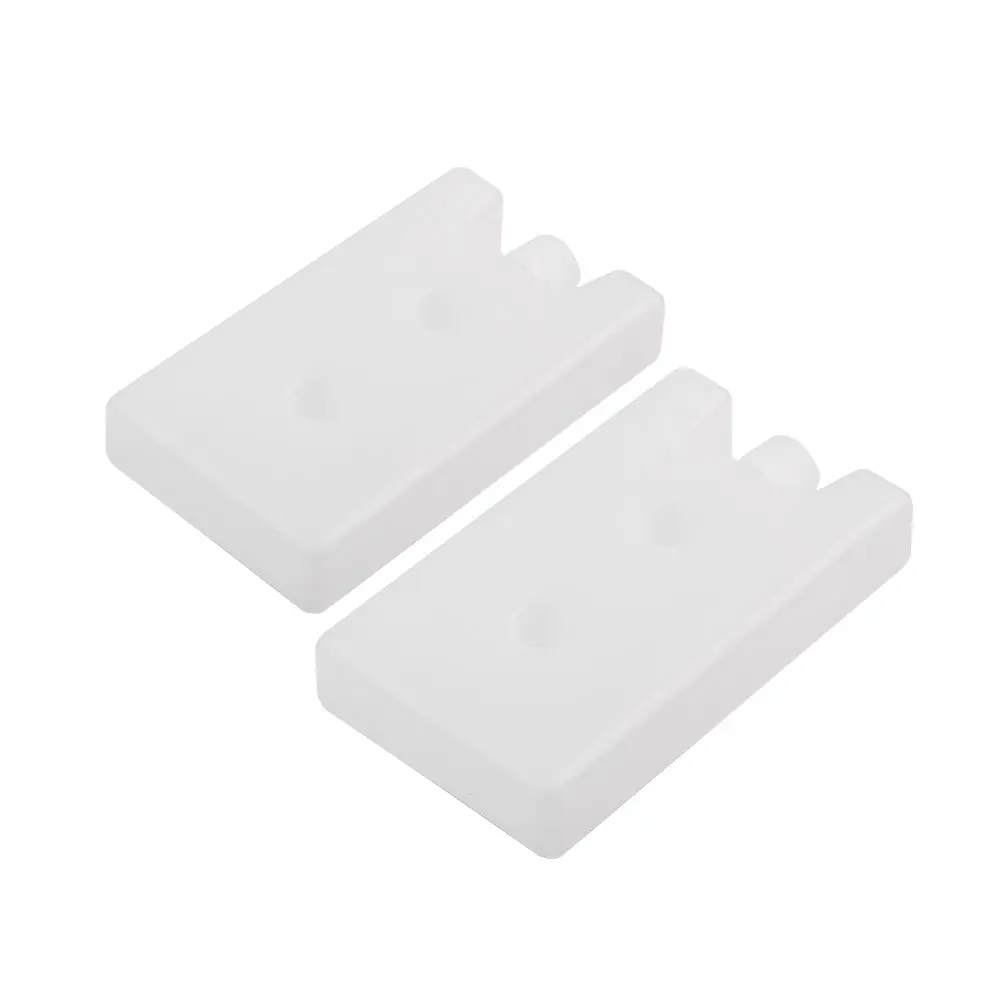 2pcs Empty Ice Pack 400ml Long-Lasting Reusable Ice Block Lunch Box Cool Packs Home Kitchen Supplies Ice Pack Box
