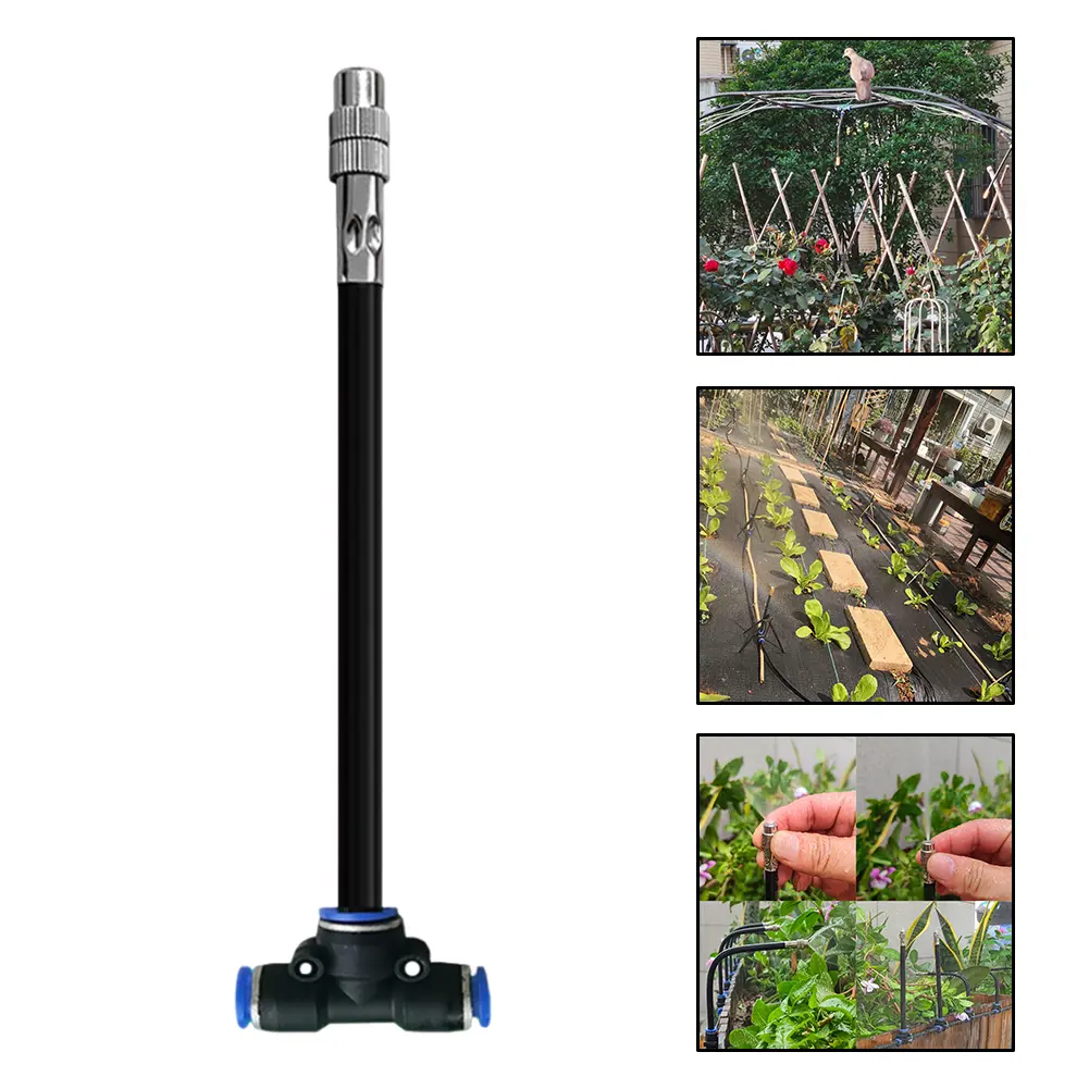 Irrigation Adjustable Water Volume Brass Misting Nozzle Efficient Watering Garden Water Hose Sprayer Nozzle Adjustable Kit