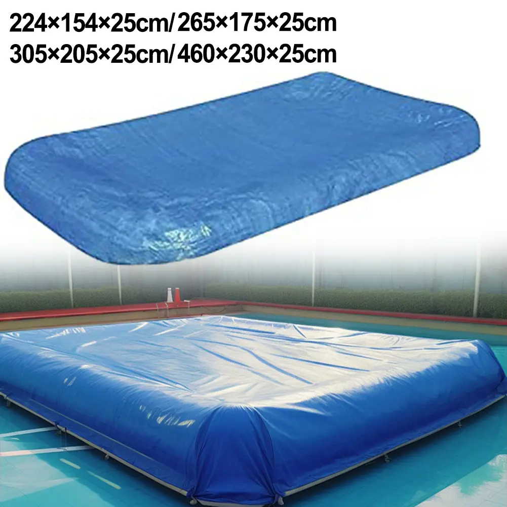 Rainproof Pool Cover Rectangular Pool Cover Pool Maintenance Enhanced Durability Hassle-Free Installation For Inflatable Pool