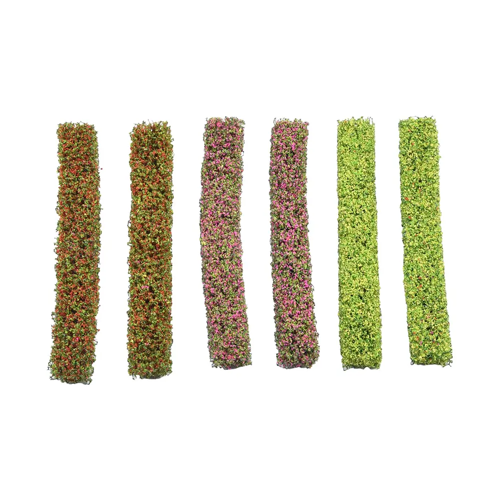 Architectural Models Miniature Shrub Strips Creative Landscaping Detailed Craftsmanship Enhancing Creative Projects
