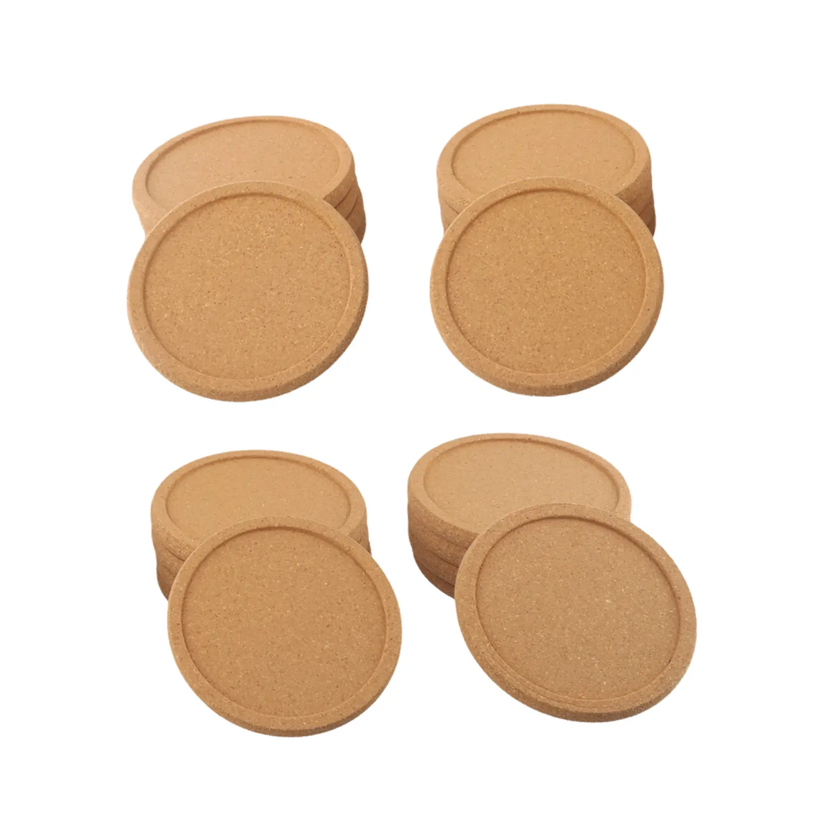 Drink Tea Pad Coasters Round Natural Cork Non-Slip Thick 1CM 5/10/20x Coffee Cup Mat Compact Practical High Quality