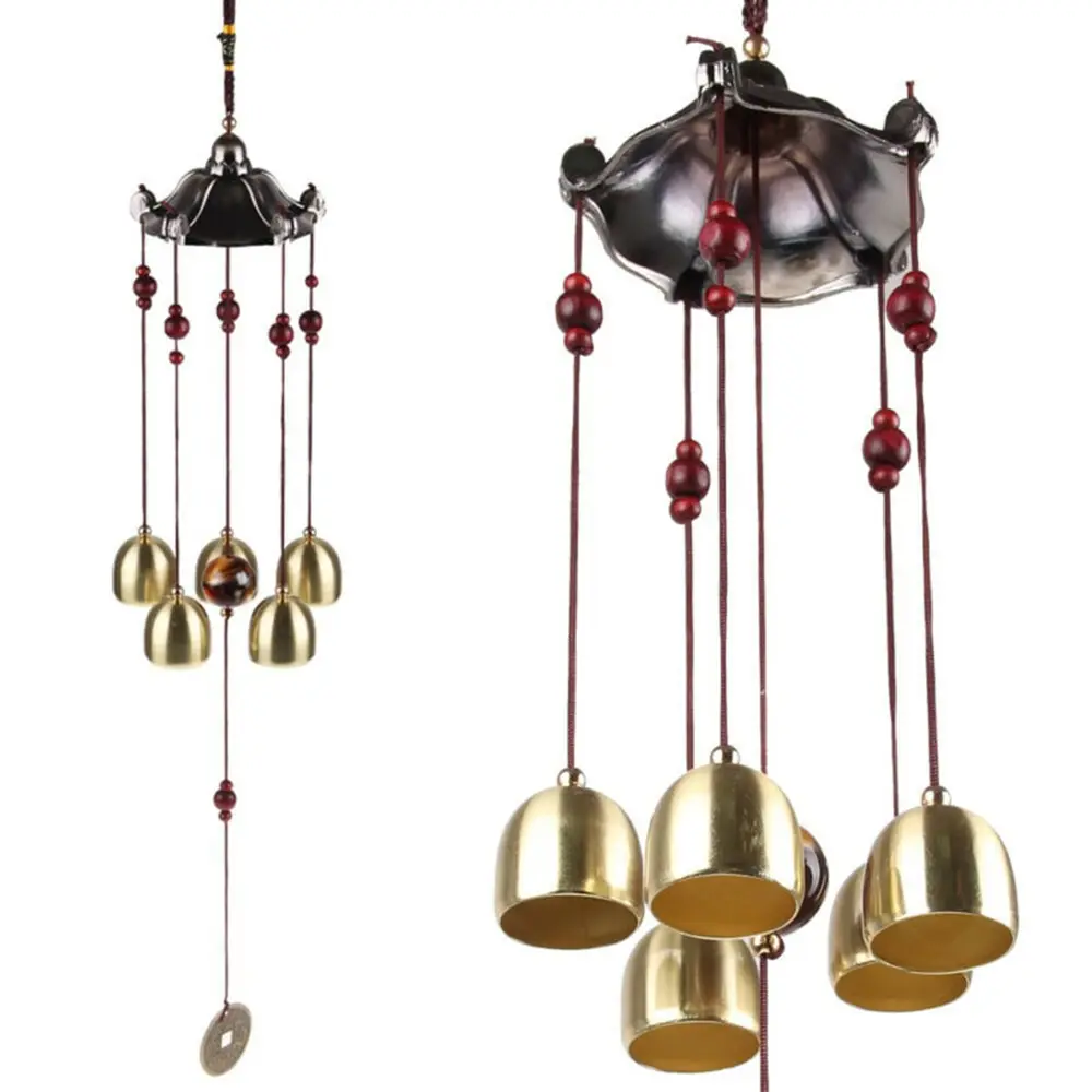 Garden Decor Parts Wind Chime Parts Accessories Ancient Coin Garden Yard Gifts Metal WindChimes 5 Copper Decor
