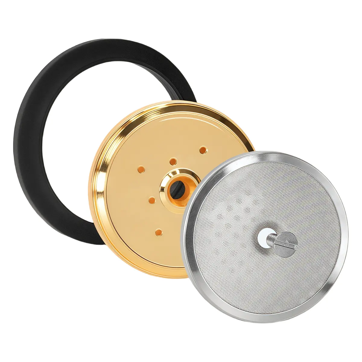 Stainless Steel Inner Shower Screen Holder Silicone Gasket Set For NUOVA Home Gardening Hot Selling Products