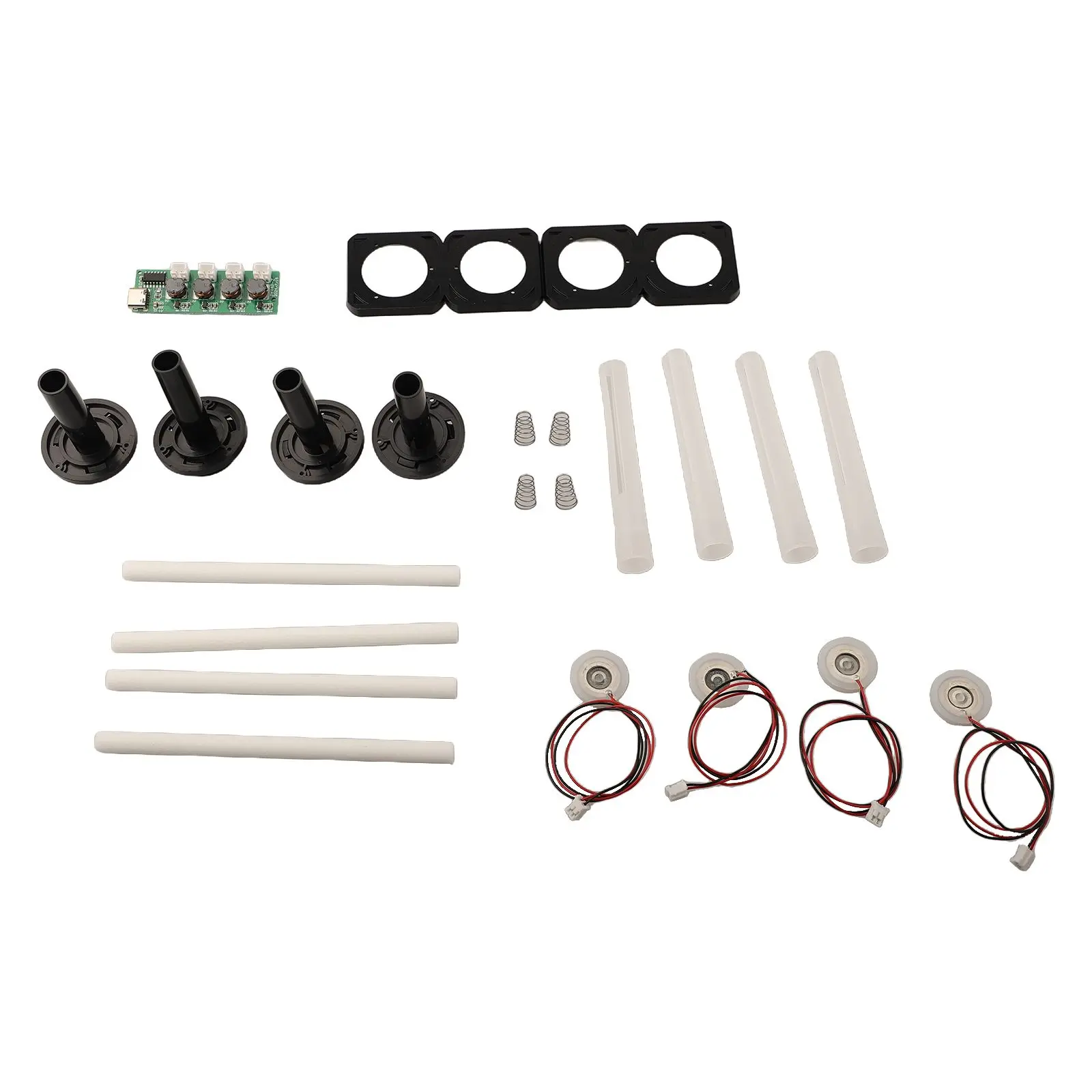 4 Head Atomizer DIY Humidifier Kit For Home Use For Office Use 58.7*19.6mm Stable Performance Strong Fog Volume