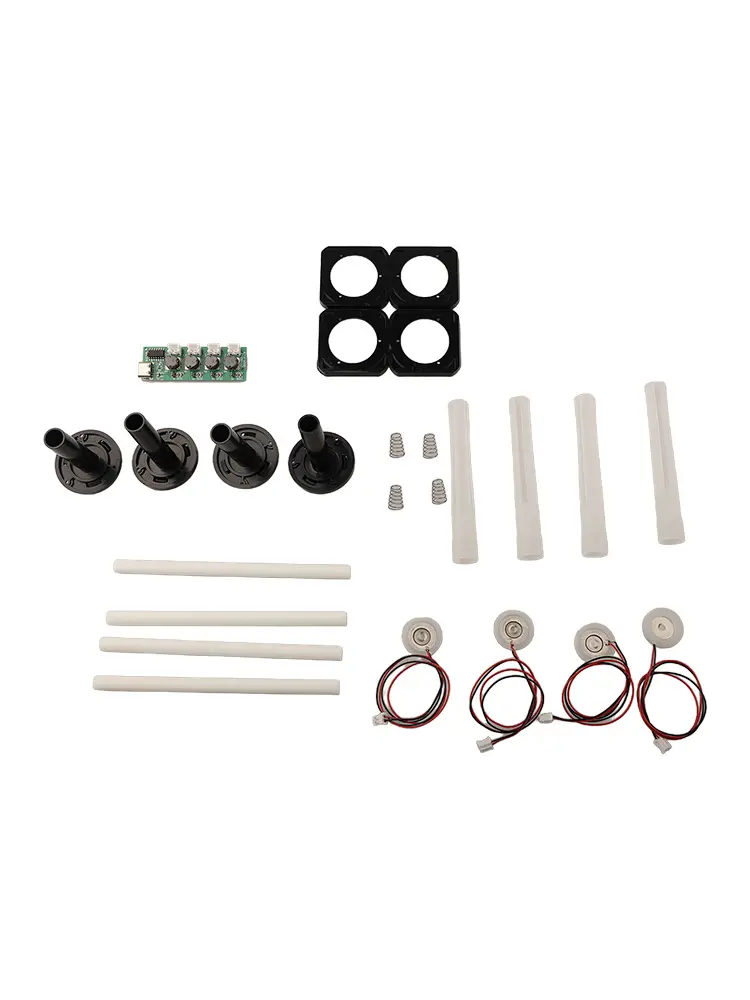 4 Head Atomizer DIY Humidifier Kit For Home Use For Office Use 58.7*19.6mm Stable Performance Strong Fog Volume