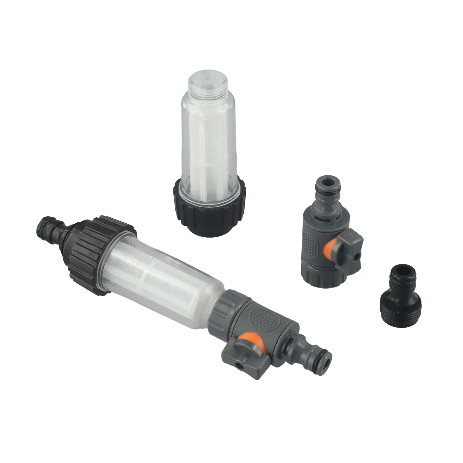 2set Water Filters Strainers Regulating Valves Quick Adapters For Water Tanks Containers Plastic Cleaning Tools Accessories
