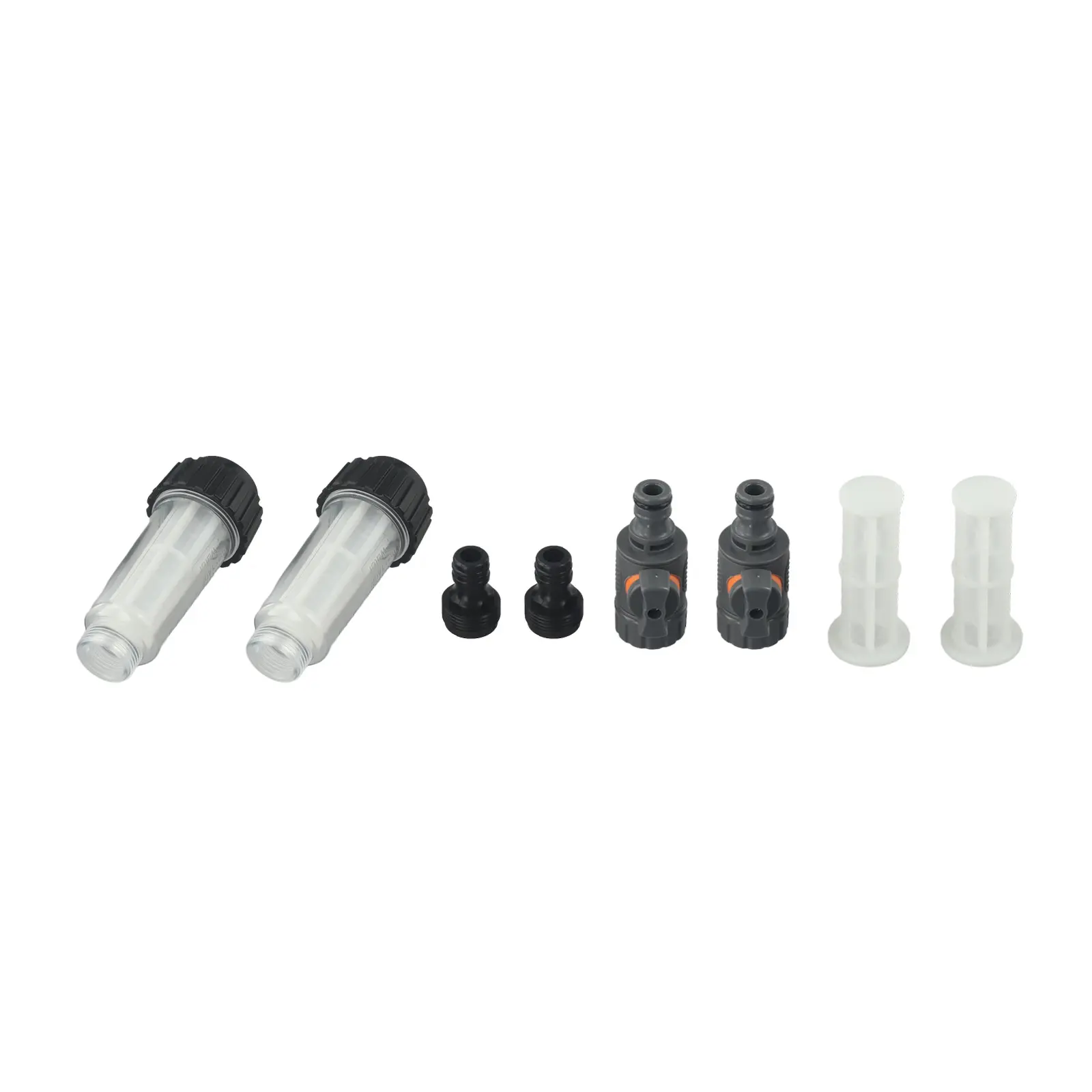 2set Water Filters Strainers Regulating Valves Quick Adapters For Water Tanks Containers Plastic Cleaning Tools Accessories