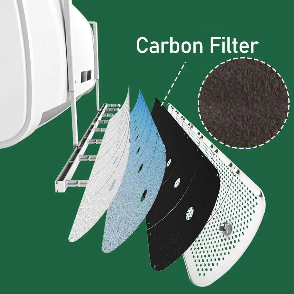 8 Leaf Adjustable Airflow Deflector for Wall Mounted Air Conditioners with Multiple Filter Options and Condensation Prevention