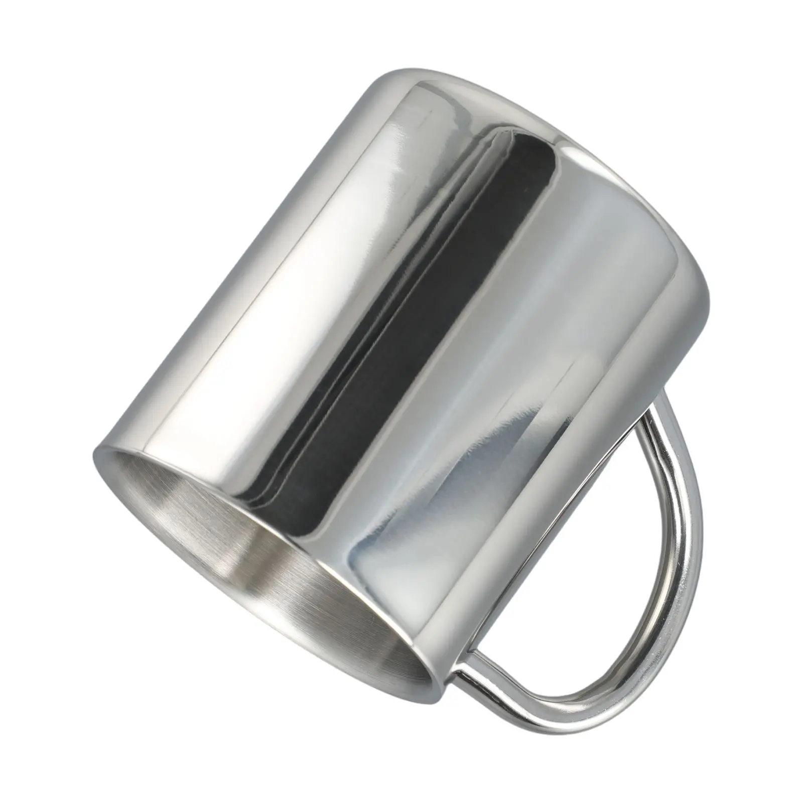 Long Lasting New Practical CupCoffee Mug Cup Safe To Grip Stainless Steel Water Wine Without Lid Beer Double Wall