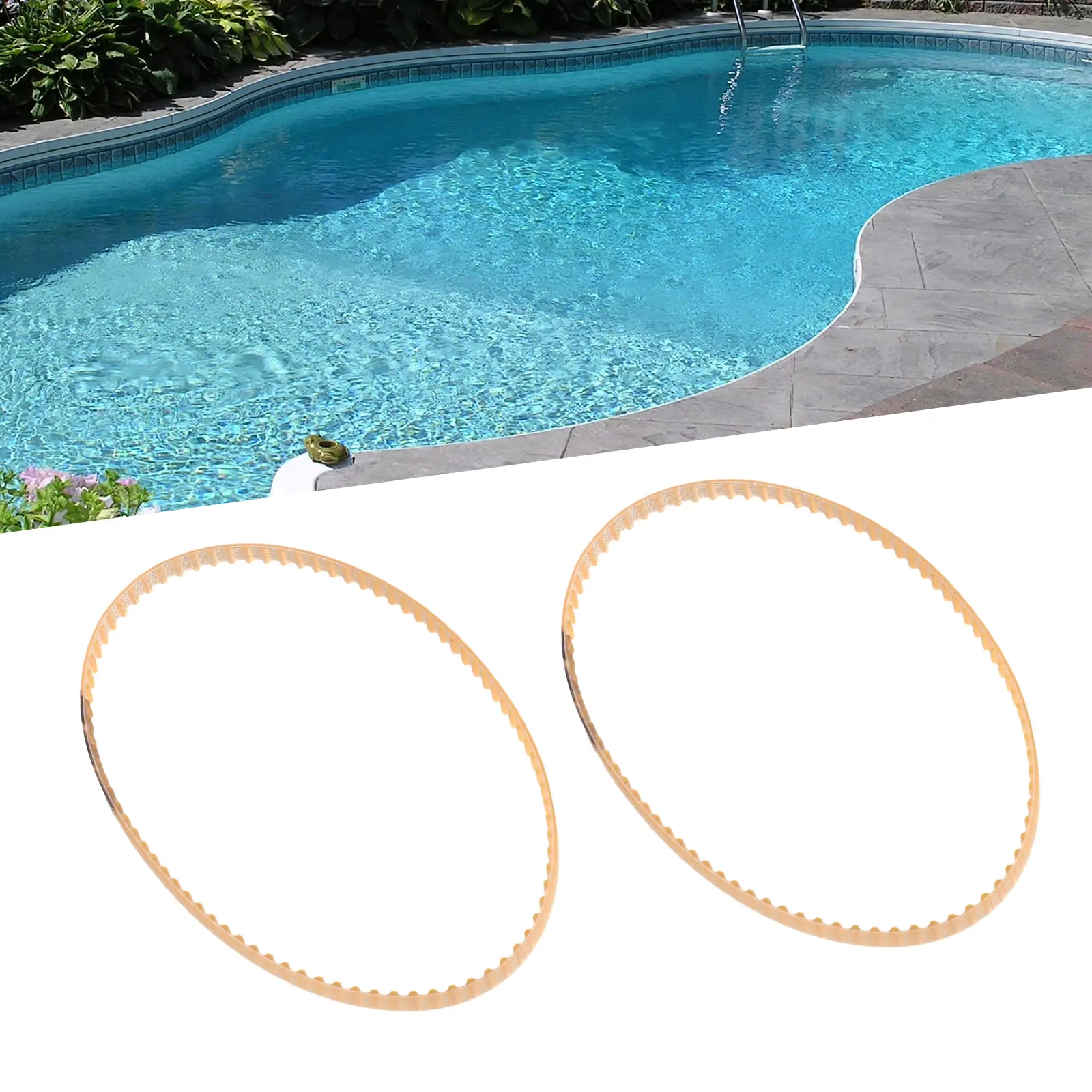 2Packs Replacement Drive Belts for Pool Cleaners 83 Teeth Compatible with Products 3302 A3302PK T2 T4 Junior Classic Turbo