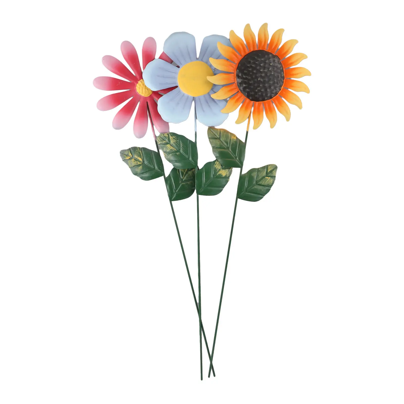 14*48cm Size Large Metal Flower Ornament Delicate Petals Detailed Metal Design Graceful Curves Long-lasting Metal