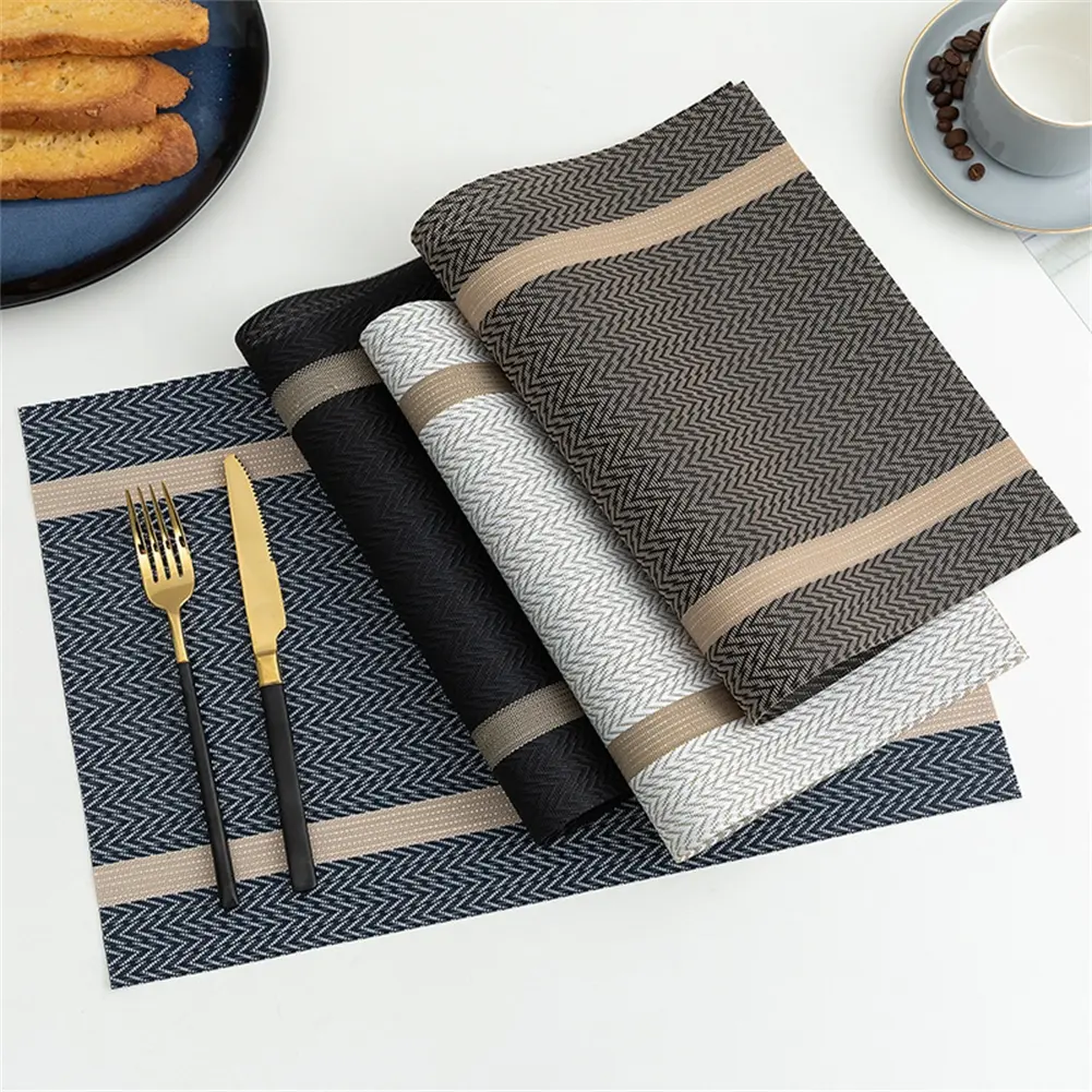 Dining Table Setup Heat Resistant Placemats Stylish Dining Table Accessory Versatile Table Mats Suitable For Special Occasions