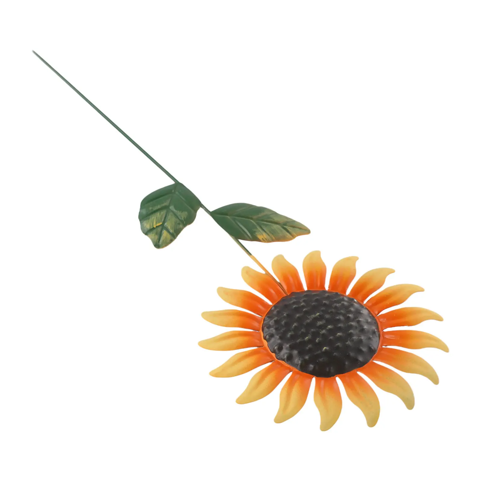 14*48cm Size Large Metal Flower Ornament Delicate Petals Detailed Metal Design Graceful Curves Long-lasting Metal