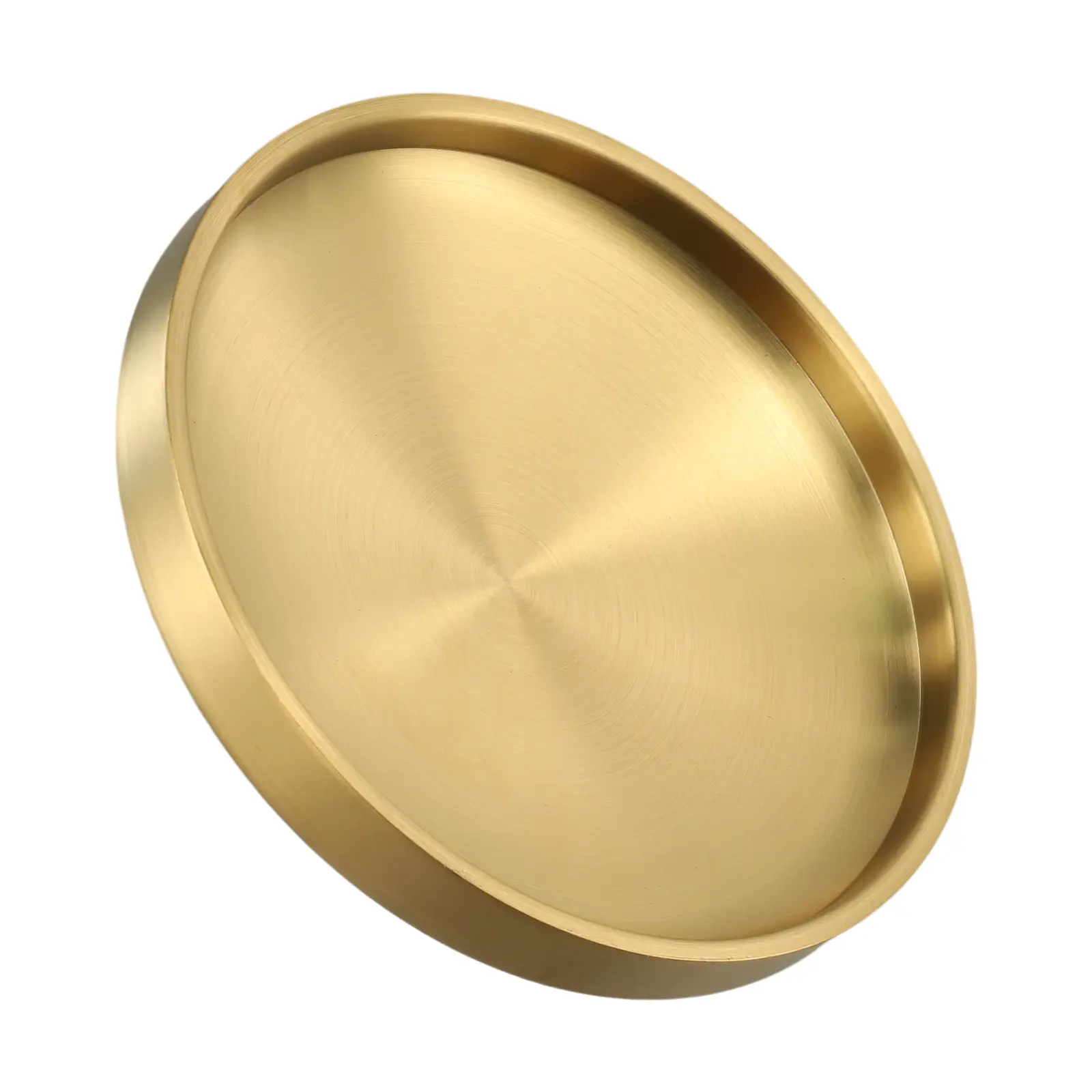 17 19 21 23cm Gold Stainless Steel Tray Versatile Serving Tray Wide Range Of Applications Brushed Finish Easy Cleaning