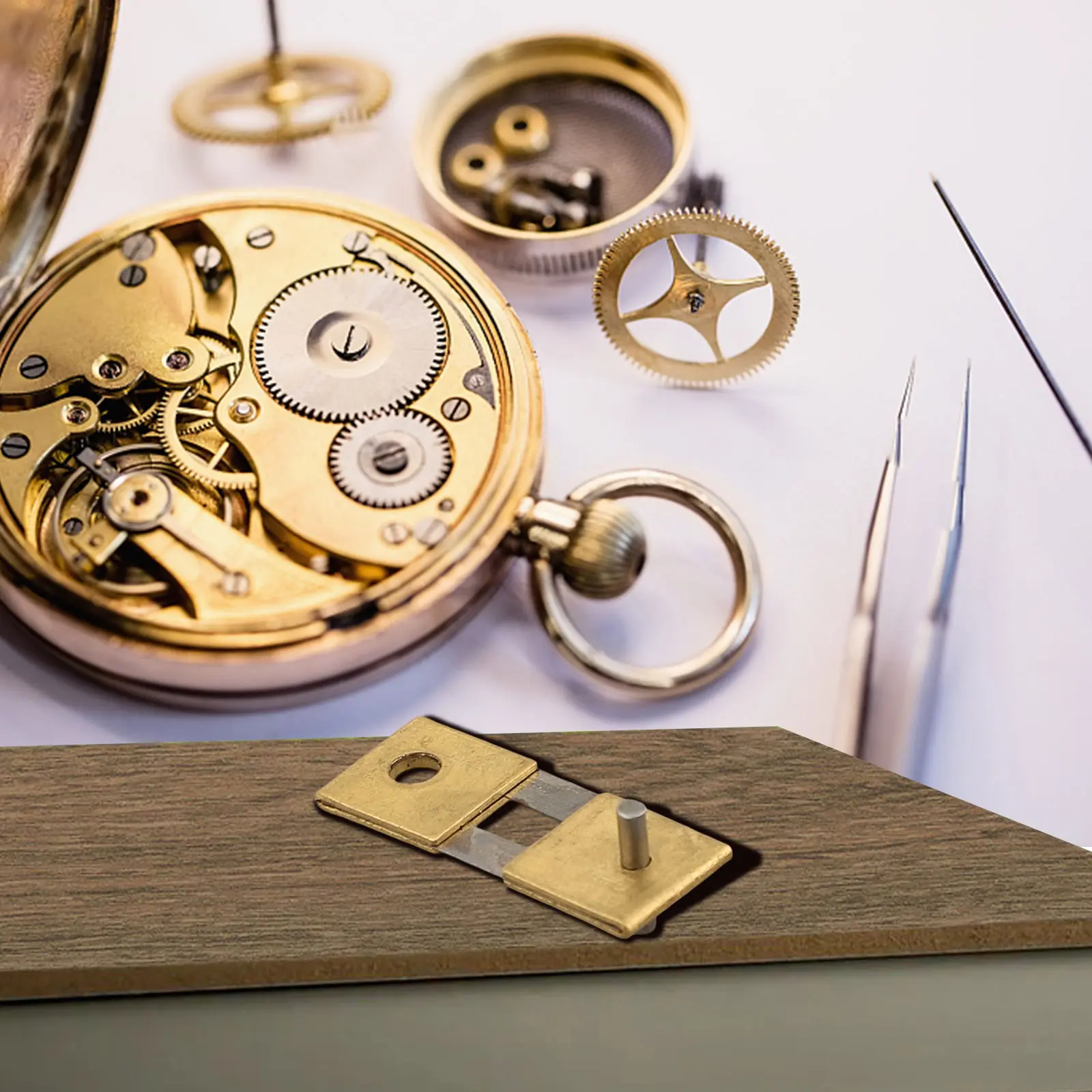 Swing Spring Mechanical Clock Pendulum Leaf Metal Replacement Part for Vintage and Antique Clock Mechanisms Enhancing Accuracy