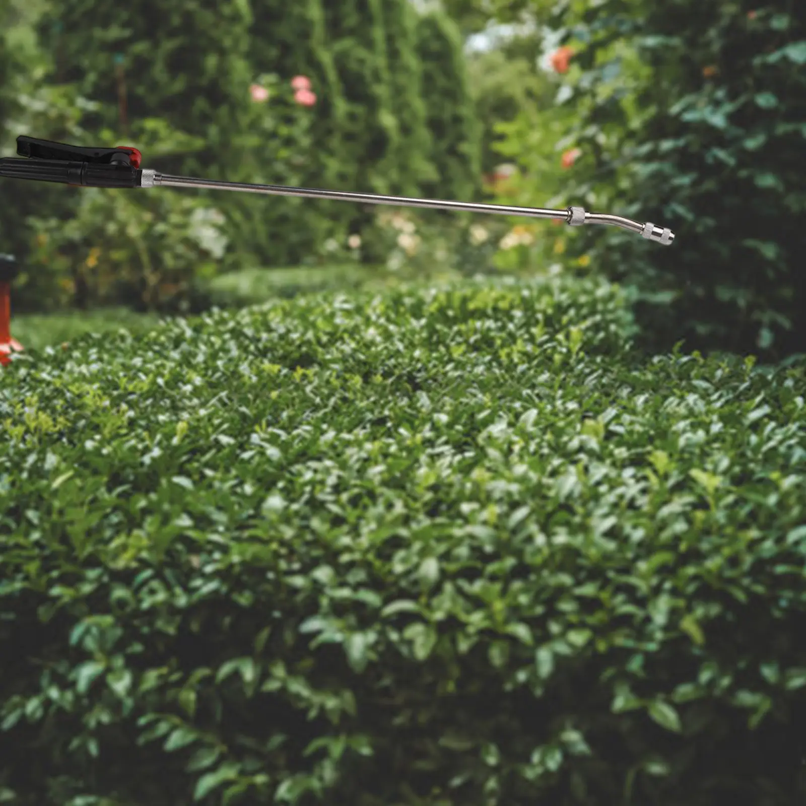 Sleek and Functional The 29 Inch Stainless Steel Sprayer Wand Offers an Ergonomic Grip and Adjustable Spray Patterns