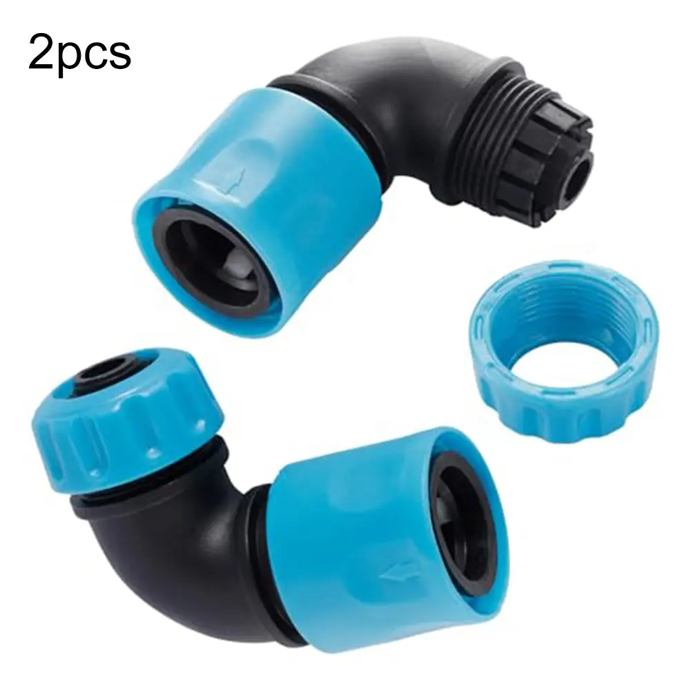 Gardening Outdoor Use As Shown In The Figure Elbow Quick Connectors Versatile Irrigation Connectors 2 Pieces Set