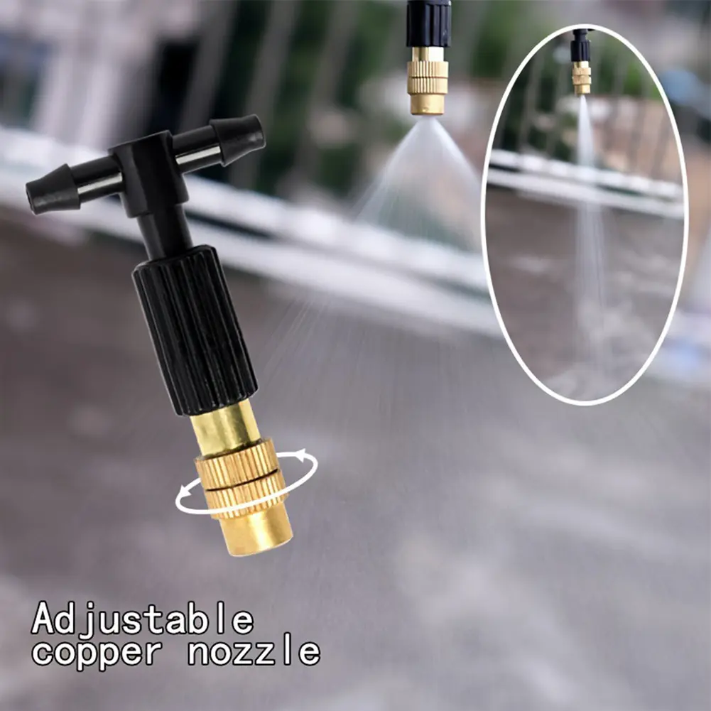 As Shown Automatic Irrigation System Adjustable Misting Nozzle Reliable Outdoor Performance Versatile Garden Applications