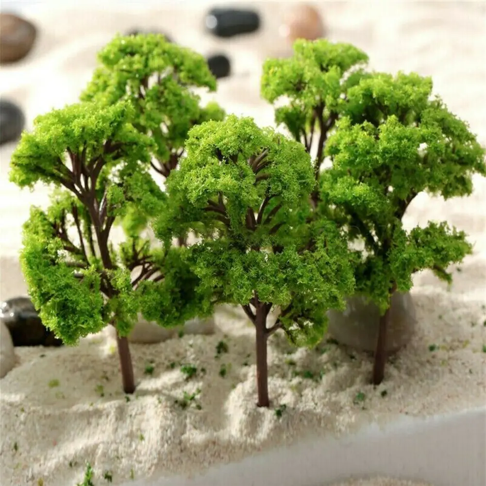 Toy Model Tree Park Scenery Pure Handmade Scale Tree Train Railroad About 5.5CM For Teaching Material 100% Brand New