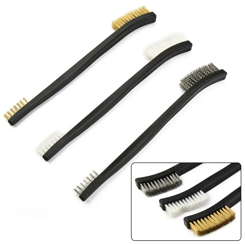 Wire Brushes Set of 5 Double Head for Efficient Cleaning and Polishing of Metal Rust Removal and Scrubbing Tasks