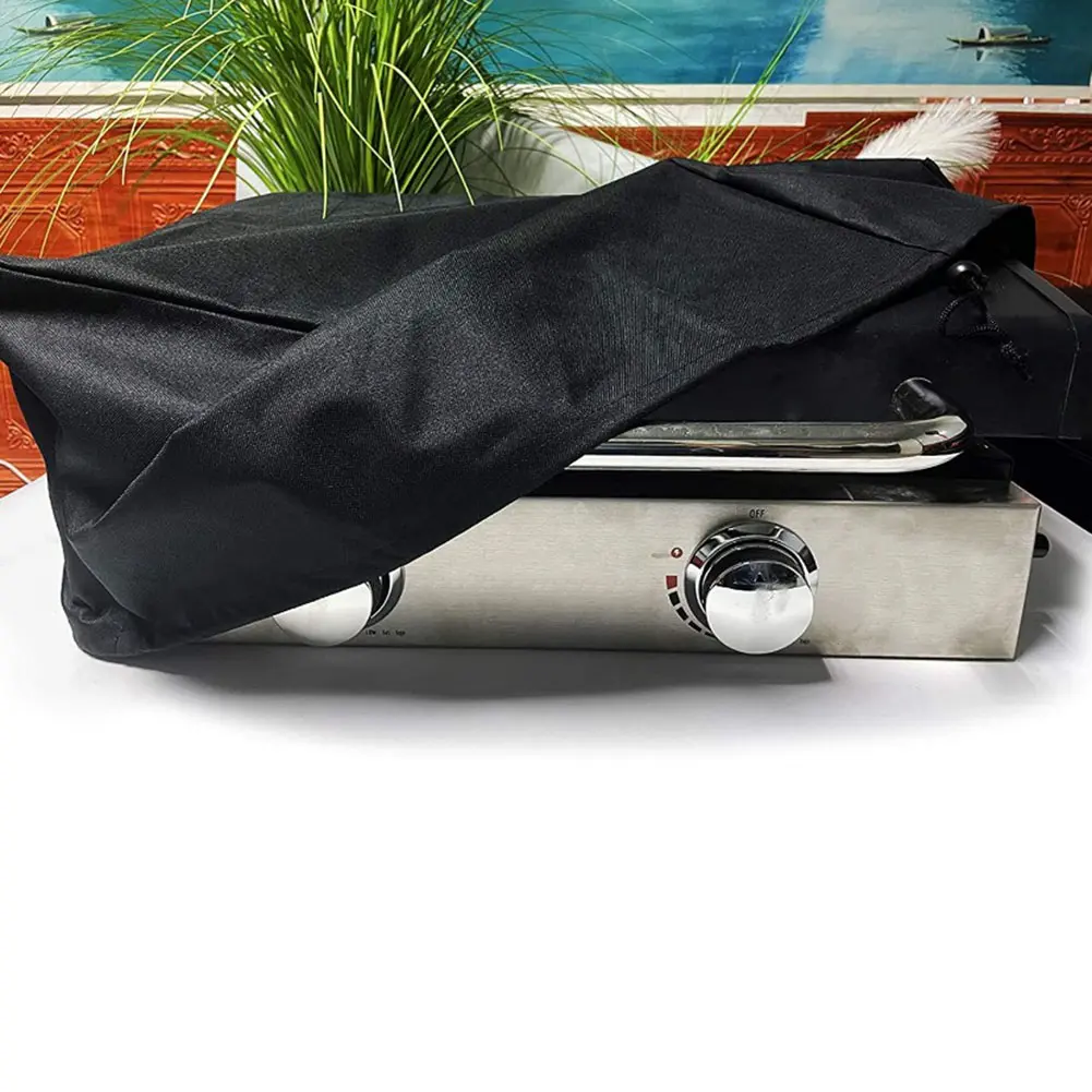 Barbecue Parties 22 Inches Griddle Cover 57x48x23cm Adjustable Straps 420D Polyester Material Foldable And Compact