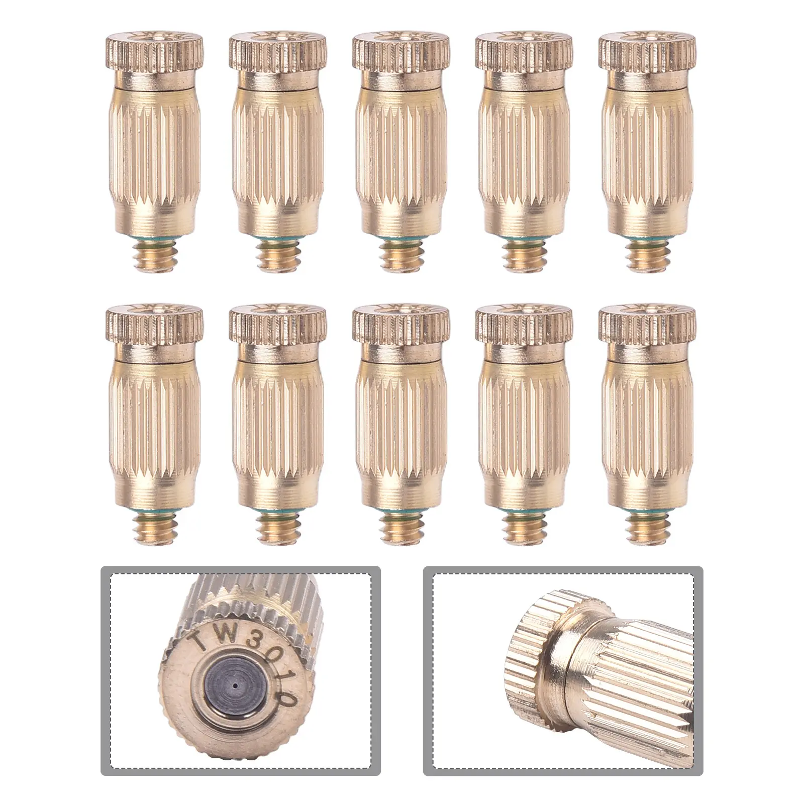 Spray Head Atomizing Nozzle Brass Garden Tool Outdoor High And Low Pressure Spray Head Watering Equipment Mist Making Nozzle