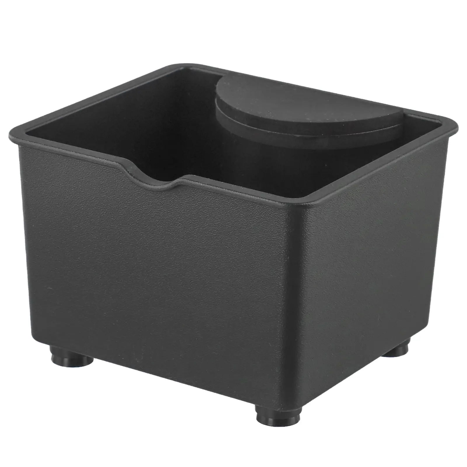 Coffee Preparation Black Stylish Espresso Knock Box Design Stability Assurance Stylish Coffee Display Convenient Cleanup