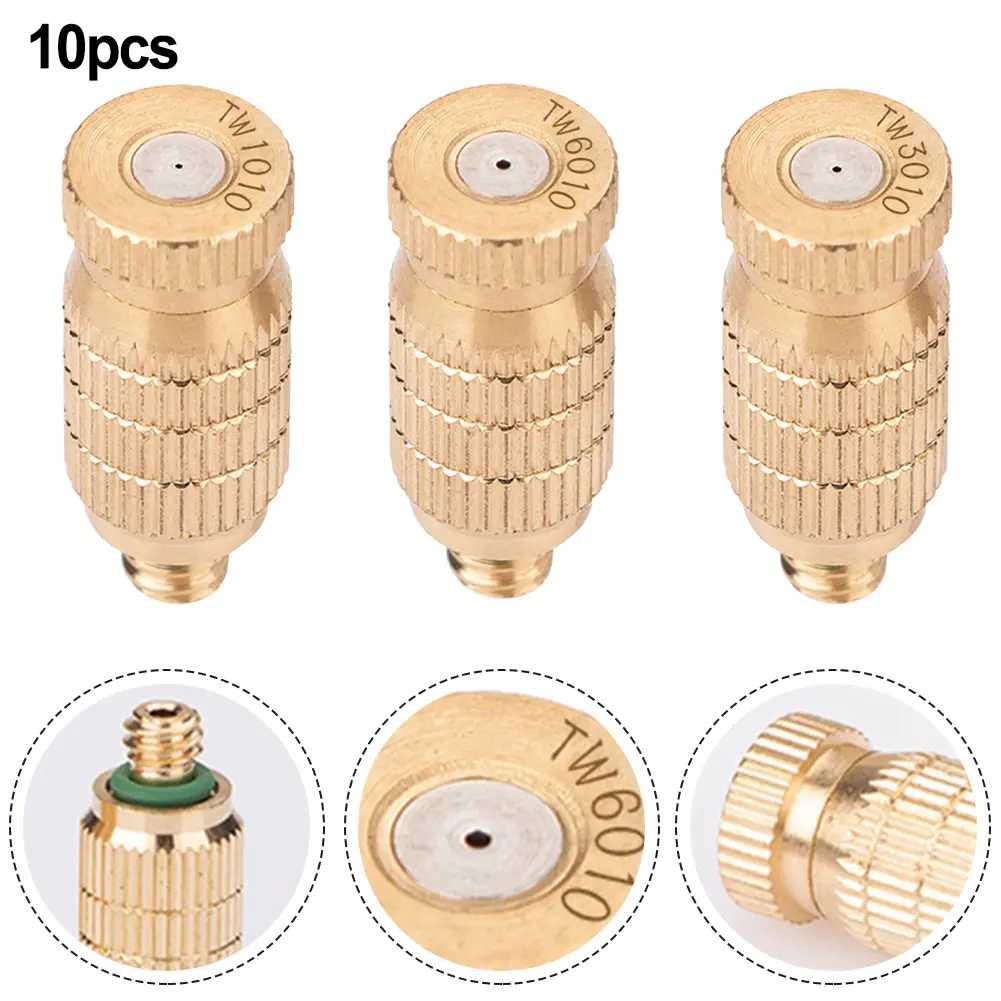 Spray Head Atomizing Nozzle Brass Garden Tool Outdoor High And Low Pressure Spray Head Watering Equipment Mist Making Nozzle