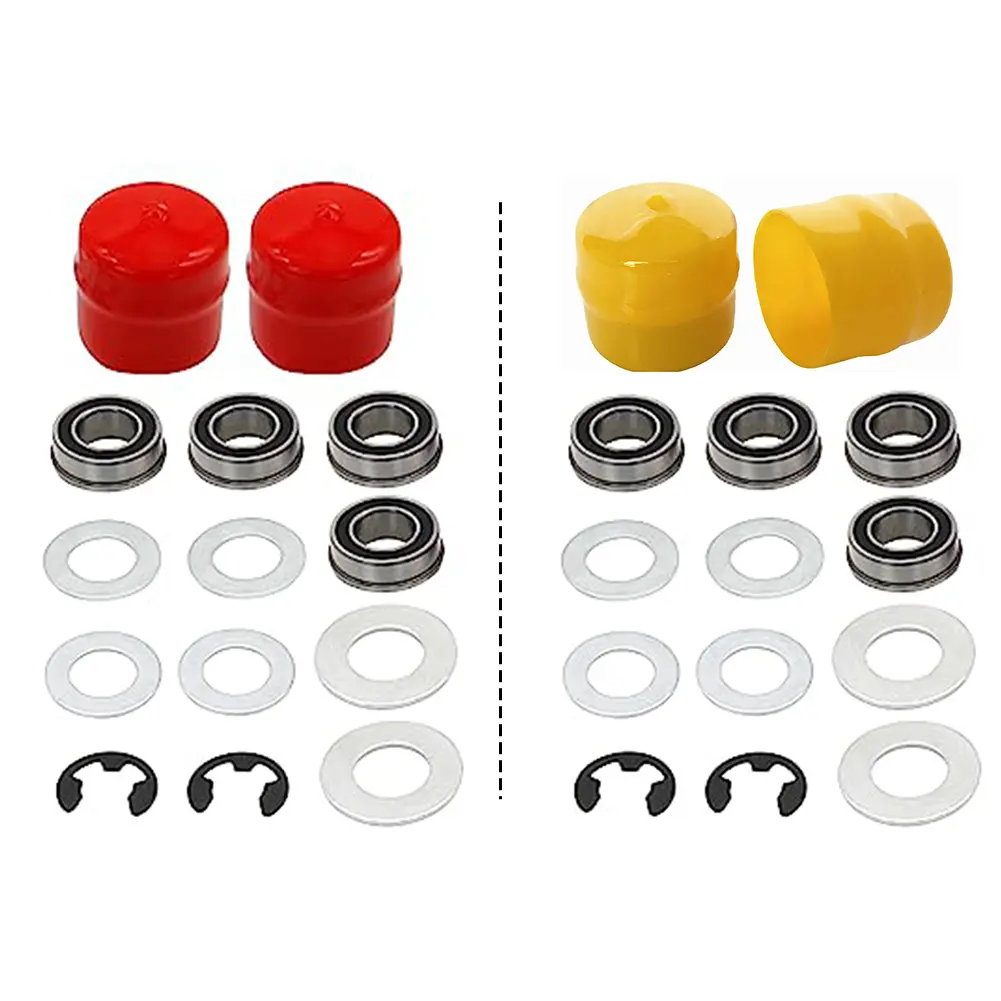 Lawn Mower Maintenance Front Wheel Bearing Kit Lawn Mower Wheel Assembly Reduces Friction Smoother Operation Easy Installation