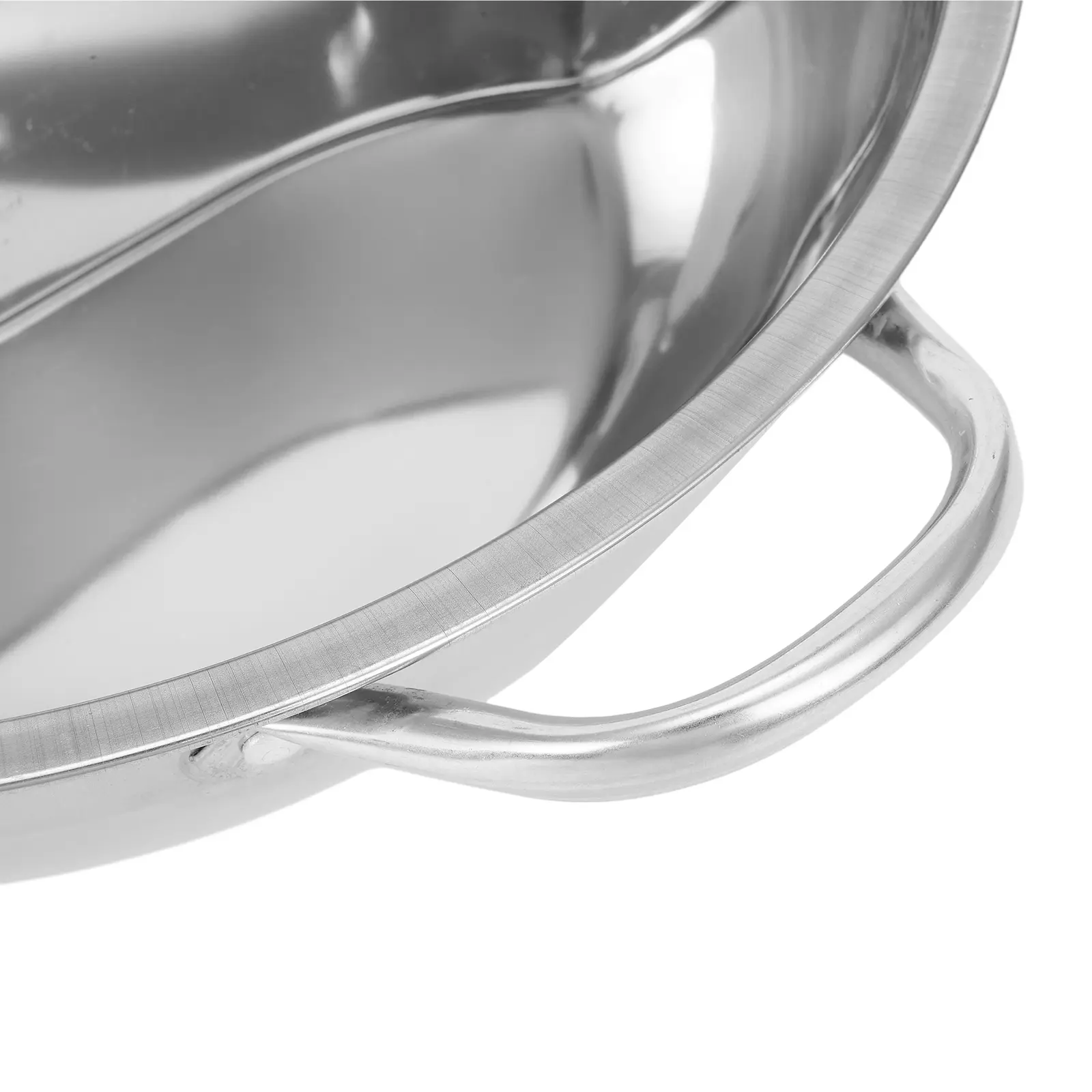 New 28cm/30cm Stainless Steel Twin Divided Hotpot Kitchen Cooker Gas And Induction Stove Pots Kichen Cookware Soup Cooking Tools