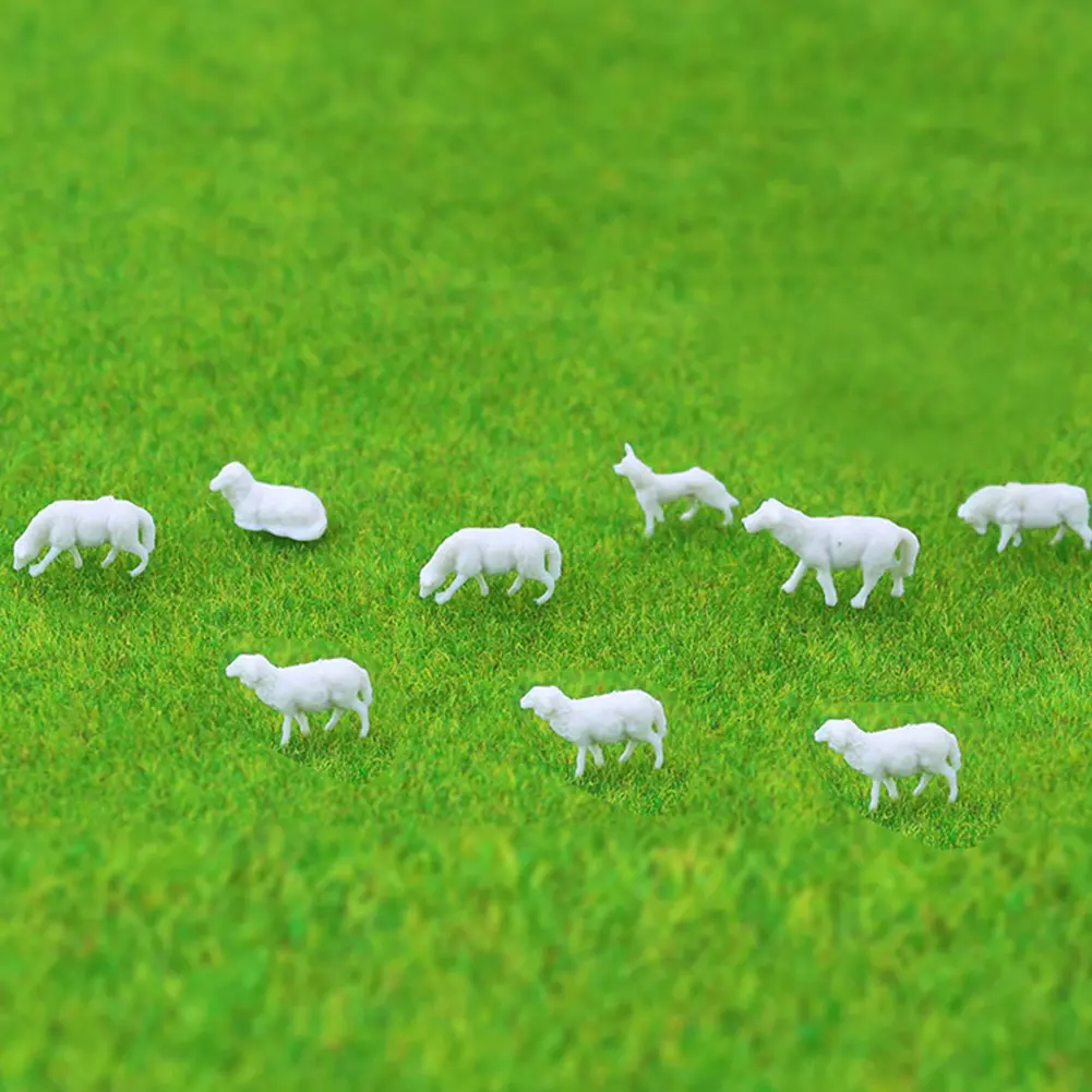 Heep Animals Model Animals Model Random Style Sheep Sheep Animals Model 18Pcs 1:87 6 Styles Animals Model Farm