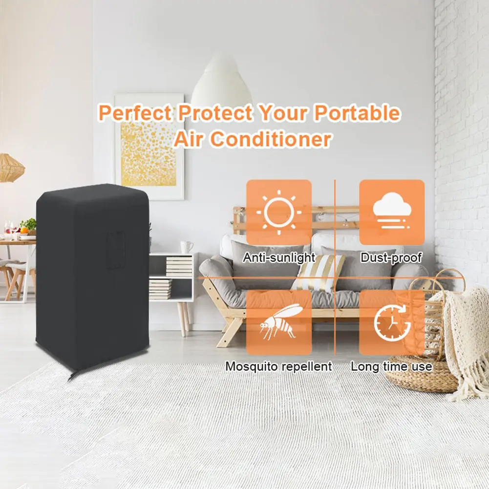 Cover Conditioner Cover Cover, 40*46*75 Cm Air Conditioner Unit Cover Highly Elastic Milk Silk Soft Protection