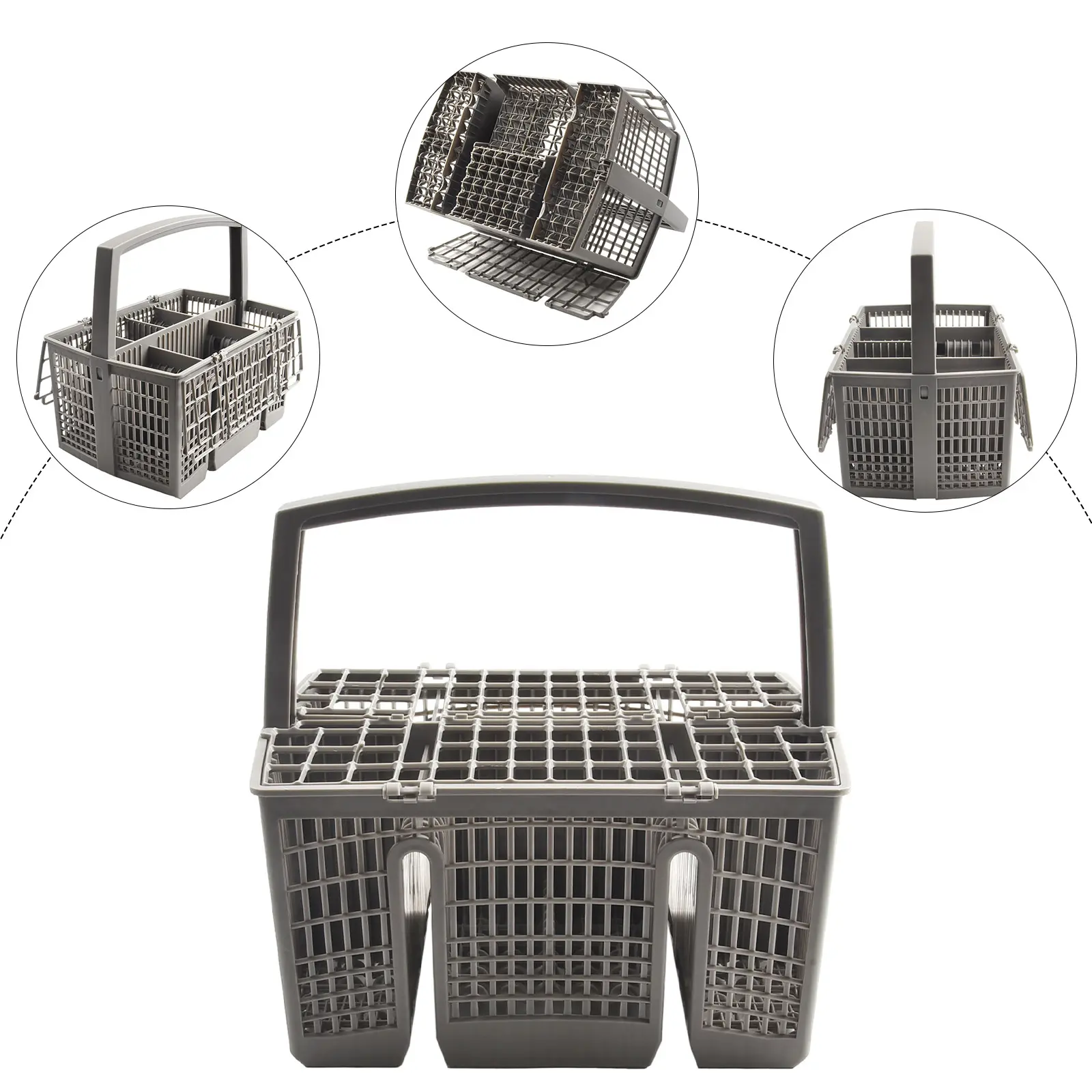 Cutlery Basket Compatible with For Bosch and For Constructa Dishwashers Keeps Utensils Organized and Accessible