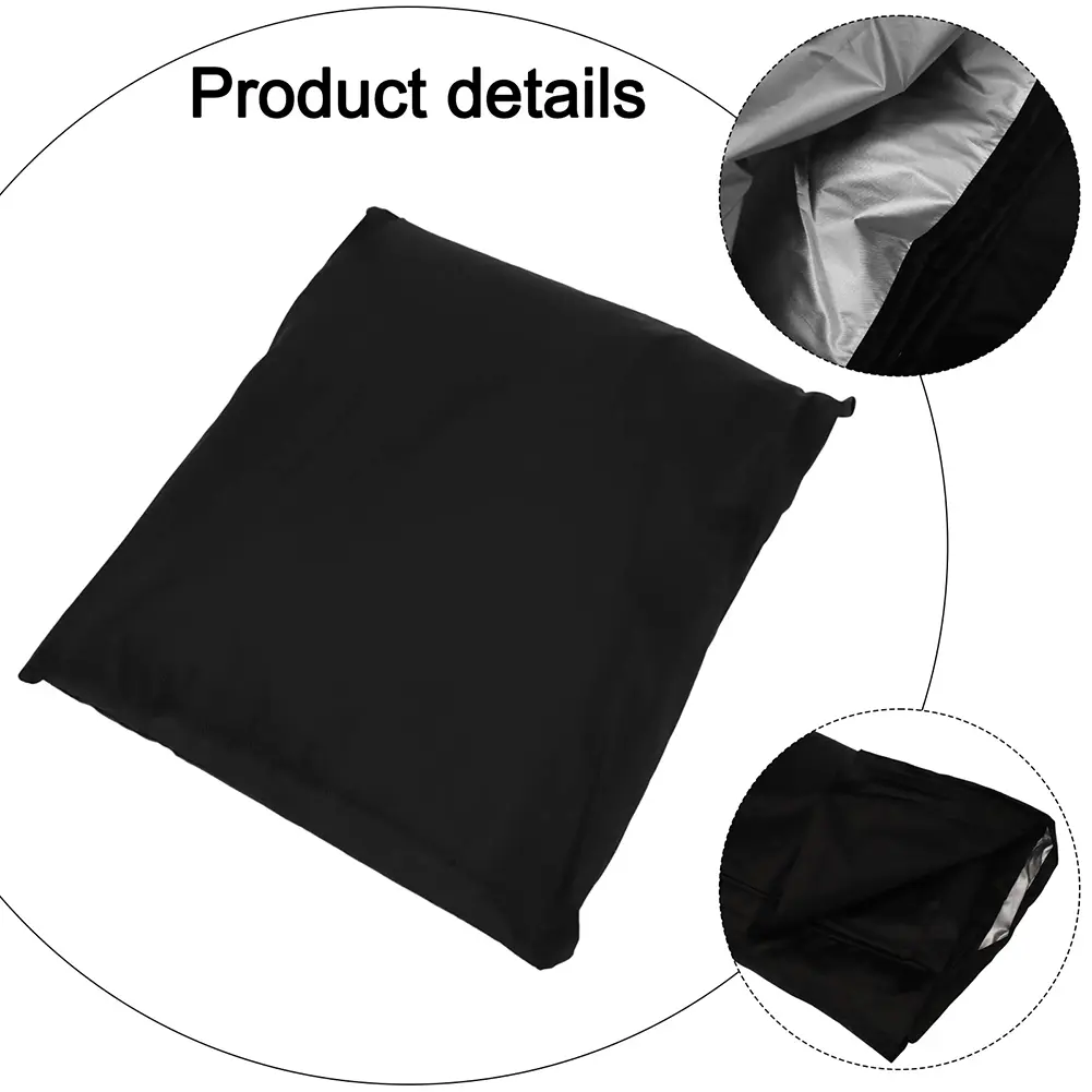 210D Oxford Fabric Rectangular Pool Cover for Above Ground Pools Year Round Protection Against Debris and UV Rays