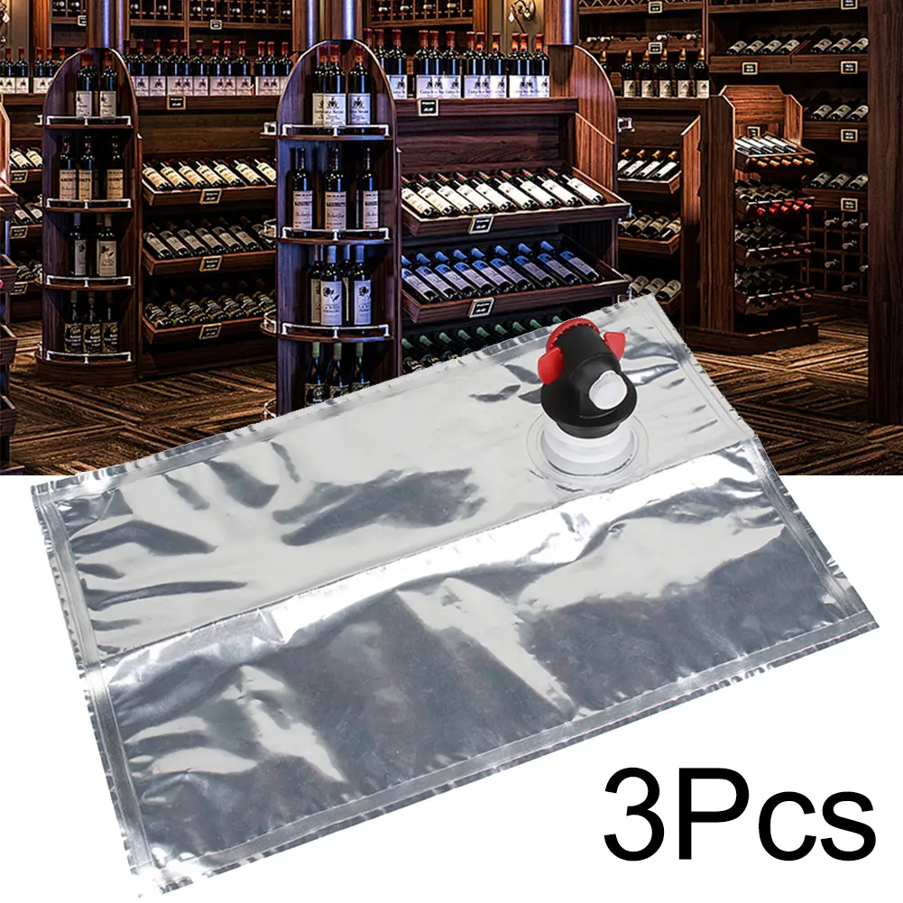 Wine Purse Replacement Bags Drinks Container 2L Reusable Wine Replacement Storage Pouch With Spout For Wine Drink Beverage