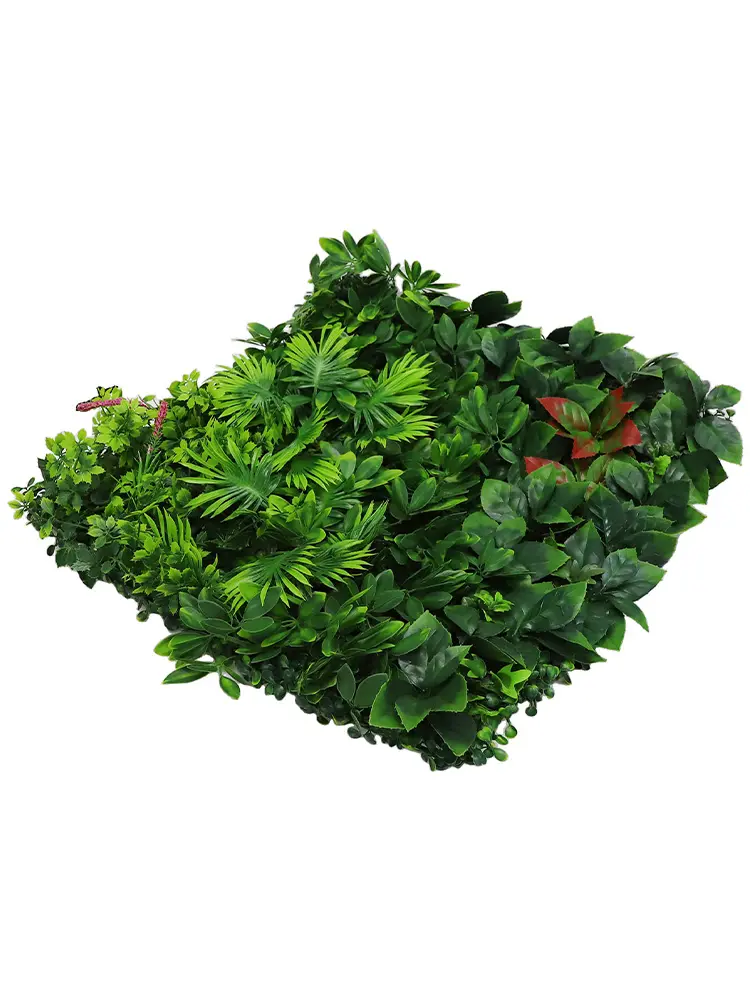 Artificial Plant Wall Artificial Green Grass Simulate Plant Wall Artificial Turf Green 50x50cm Artificial Fake Living Room