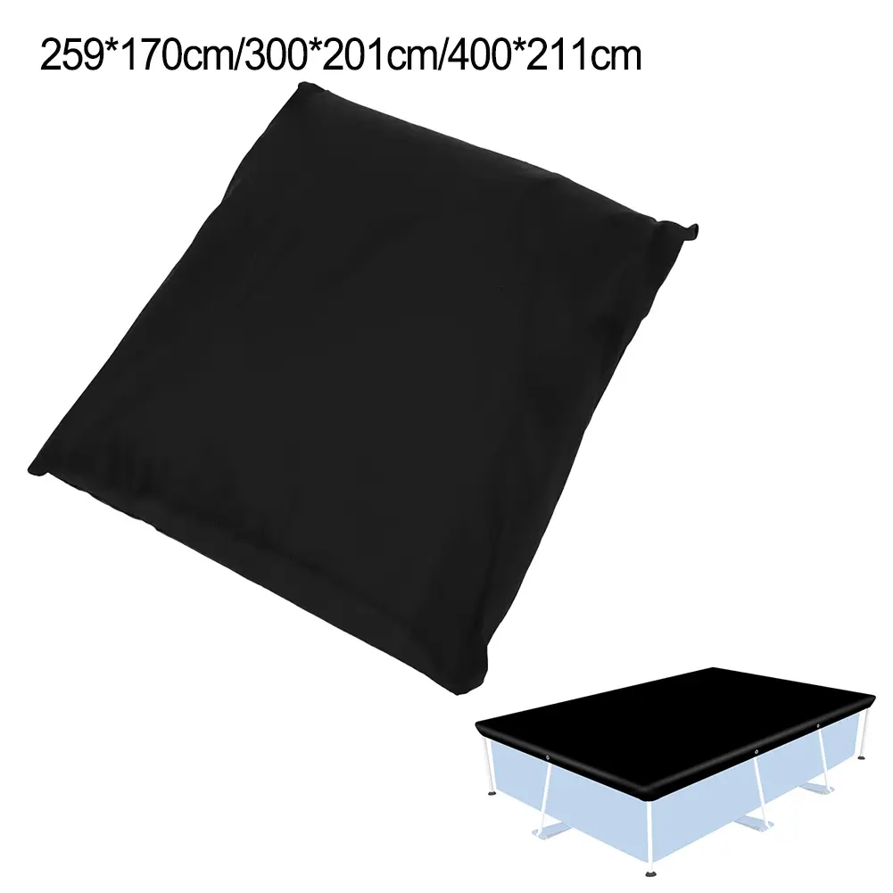 Pool Cover Debris Protection 259*170cm Rectangular Pool Cover Protects Above Ground Pools Robust Protection Year-Round Use