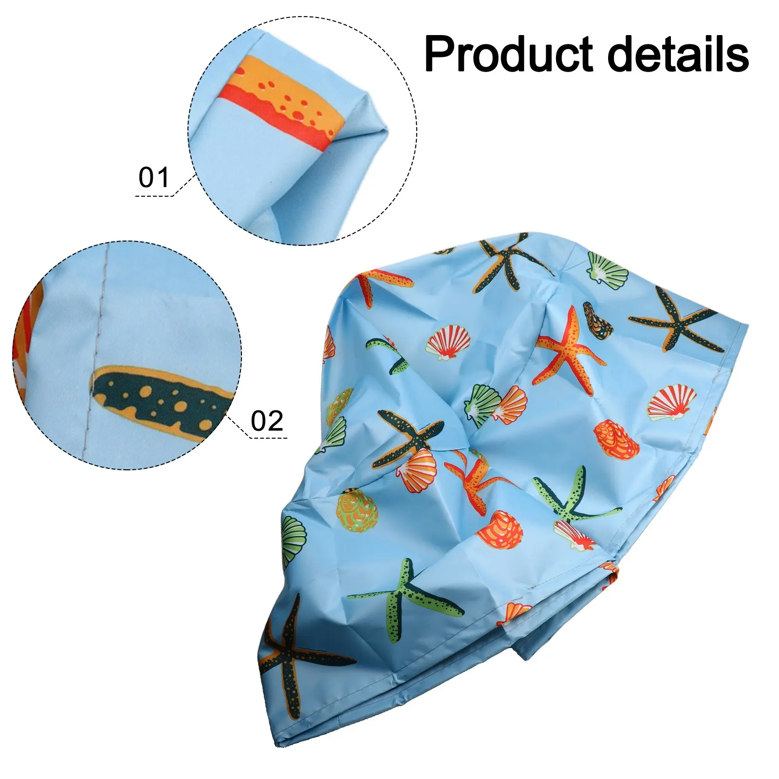 Round Tarpaulin Cover for Swimming Pools Shields Against Leaves and Debris Crafted from Reliable Oxford Fabric Material