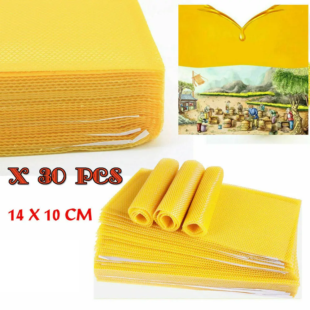 Bee Hive Wax Frames 354honeycomb Aroma Beeswax Candle-making DIY Equipmentsweet Golden-yellow Handicrafts Honey X