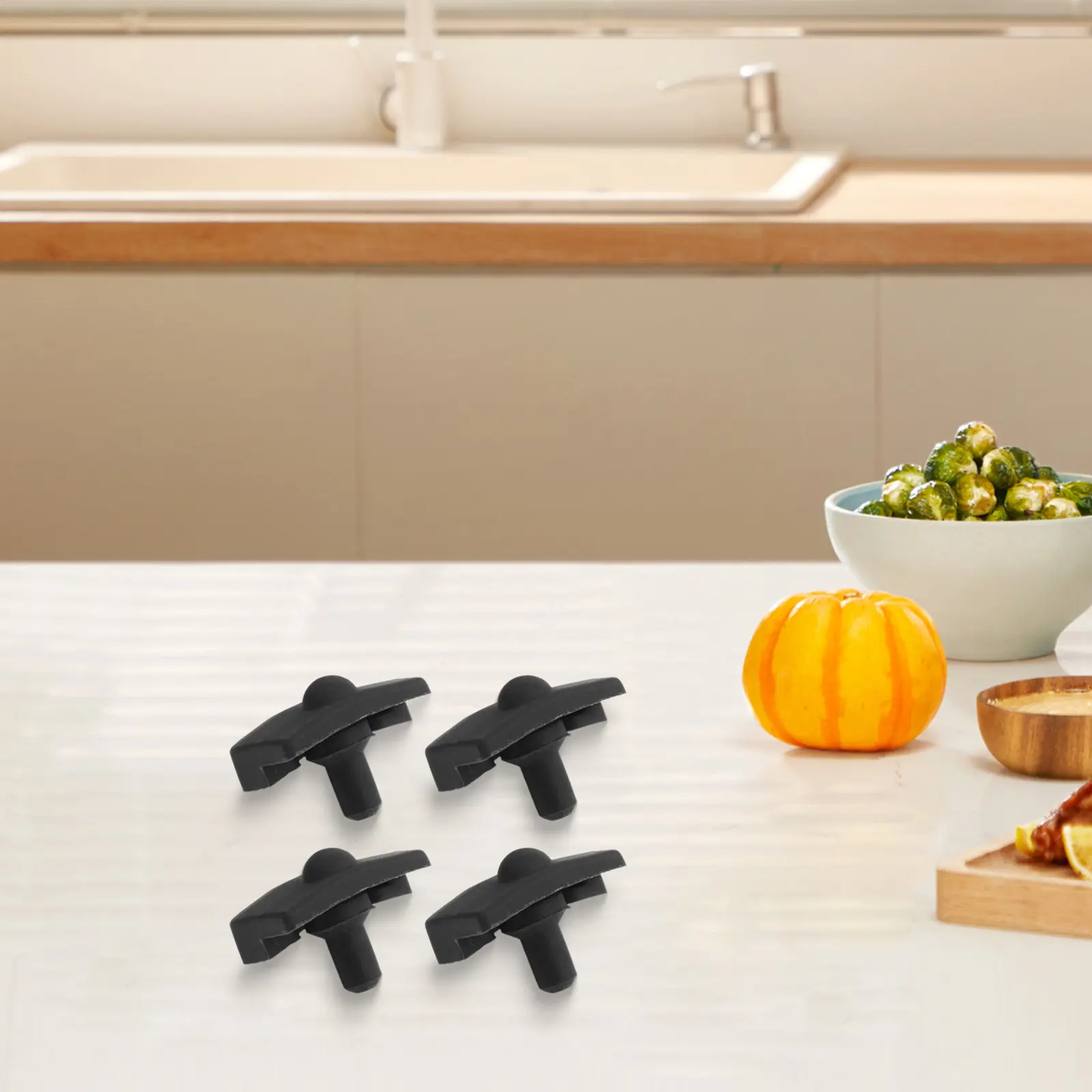 Air Fryer Tray Rubber Replacement Parts Replacement Parts Air Fryer Bumpers Proper Dimension Protective Covers