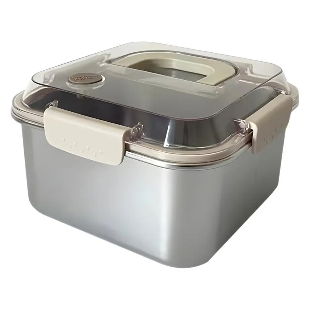 Leak-proof Lunch Box Insulated Lunch Box Food Storage Non-stick Interior Removable Lid Safety Buckle Intimate Design Lunch Box