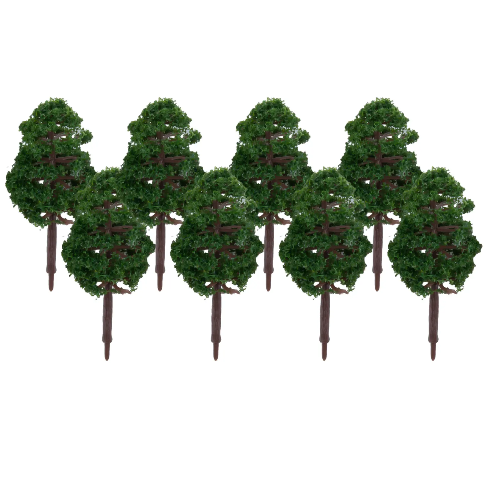 Fake Tree Model Trees 20Pcs 8CM Decoration Diorama Plastic Railroad Scenery Street Landscape Layout Scale Mini