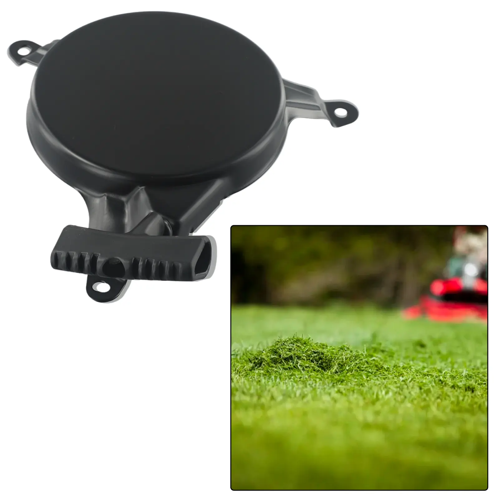 Recoil Starter Pull Handle for Einhell PM 46 S Lawn Mower Engines Replacement Part with Plastic and Metal Construction