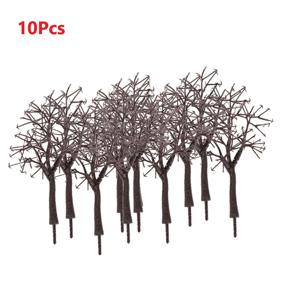 Model Withered Tree Landscape Building with 10 Model Trees Suitable for Railway Models Sand Table (11CM Height)