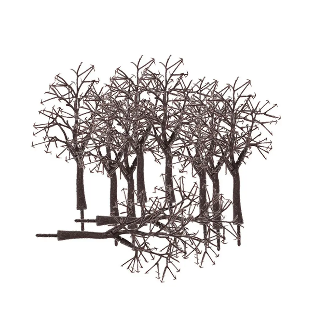 Model Withered Tree Landscape Building with 10 Model Trees Suitable for Railway Models Sand Table (11CM Height)
